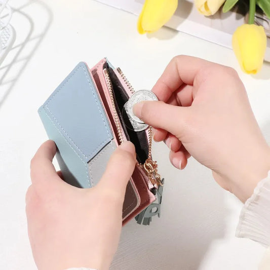 Stylish Zipper mini wallet for girls- Stylish Purse for girls